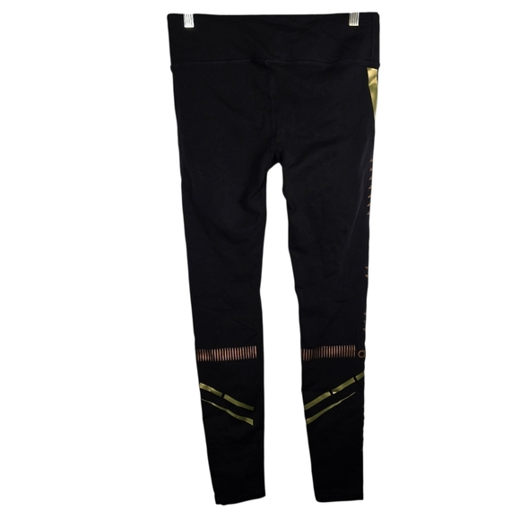 ALO Women's Yoga Airbrush Chakra Leggings In Black, Gold, & Copper Size M - Picture 3 of 13